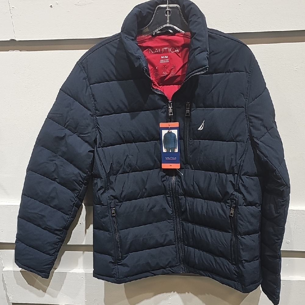 Nautica Men's Navy Puffer Jacket